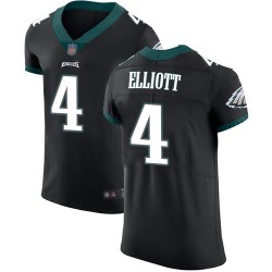 Elite Men's Jake Elliott Black Alternate Jersey - #4 Football Philadelphia Eagles Vapor Untouchable