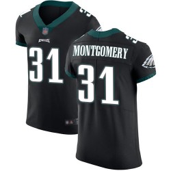 Elite Men's Wilbert Montgomery Black Alternate Jersey - #31 Football Philadelphia Eagles Vapor Untouchable