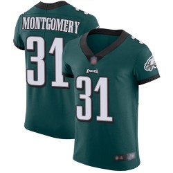 Elite Men's Wilbert Montgomery Midnight Green Home Jersey - #31 Football Philadelphia Eagles Vapor Untouchable