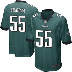 Game Men's Brandon Graham Midnight Green Home Jersey - #55 Football Philadelphia Eagles