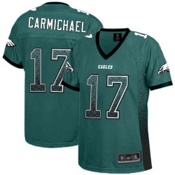 Elite Women's Harold Carmichael Midnight Green Jersey - #17 Football Philadelphia Eagles Drift Fashion