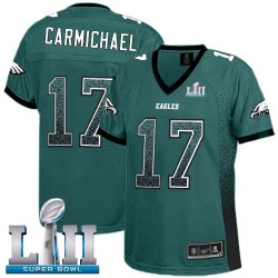 Elite Women's Harold Carmichael Midnight Green Jersey - #17 Football Philadelphia Eagles Super Bowl LII Drift Fashion