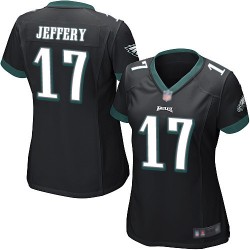 Game Women's Alshon Jeffery Black Alternate Jersey - #17 Football Philadelphia Eagles