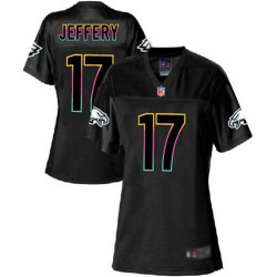 Game Women's Alshon Jeffery Black Jersey - #17 Football Philadelphia Eagles Fashion