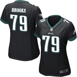 Game Women's Brandon Brooks Black Alternate Jersey - #79 Football Philadelphia Eagles