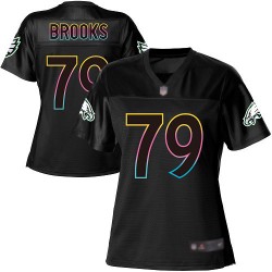 Game Women's Brandon Brooks Black Jersey - #79 Football Philadelphia Eagles Fashion