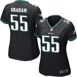 Game Women's Brandon Graham Black Alternate Jersey - #55 Football Philadelphia Eagles