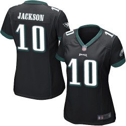 Game Women's DeSean Jackson Black Alternate Jersey - #10 Football Philadelphia Eagles