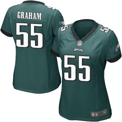 Game Women's Brandon Graham Midnight Green Home Jersey - #55 Football Philadelphia Eagles