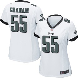 Game Women's Brandon Graham White Road Jersey - #55 Football Philadelphia Eagles