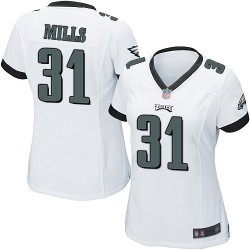 Game Women's Jalen Mills White Road Jersey - #31 Football Philadelphia Eagles