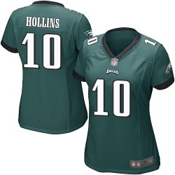 Game Women's Mack Hollins Midnight Green Home Jersey - #10 Football Philadelphia Eagles