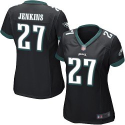 Game Women's Malcolm Jenkins Black Alternate Jersey - #27 Football Philadelphia Eagles