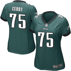Game Women's Vinny Curry Midnight Green Home Jersey - #75 Football Philadelphia Eagles