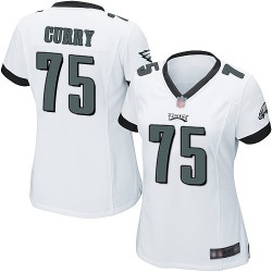 Game Women's Vinny Curry White Road Jersey - #75 Football Philadelphia Eagles