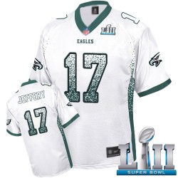 Limited Men's Alshon Jeffery White Jersey - #17 Football Philadelphia Eagles Super Bowl LII Drift Fashion