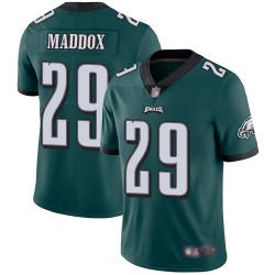 Limited Men's Avonte Maddox Midnight Green Home Jersey - #29 Football Philadelphia Eagles Vapor Untouchable