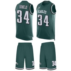 Limited Men's Andrew Sendejo Midnight Green Jersey - #34 Football Philadelphia Eagles Tank Top Suit