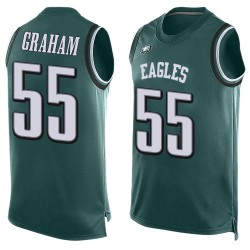 Limited Men's Brandon Graham Midnight Green Jersey - #55 Football Philadelphia Eagles Player Name & Number Tank Top
