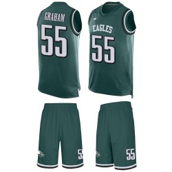 Limited Men's Brandon Graham Midnight Green Jersey - #55 Football Philadelphia Eagles Tank Top Suit