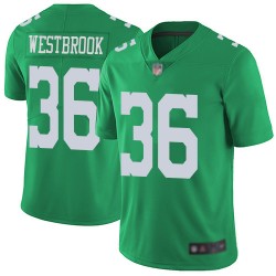 Limited Men's Brian Westbrook Green Jersey - #36 Football Philadelphia Eagles Rush Vapor Untouchable