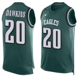Limited Men's Brian Dawkins Midnight Green Jersey - #20 Football Philadelphia Eagles Player Name & Number Tank Top