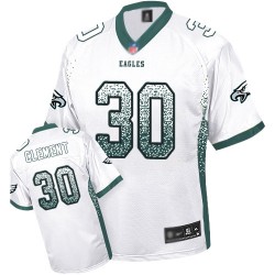 Limited Men's Corey Clement White Jersey - #30 Football Philadelphia Eagles Drift Fashion