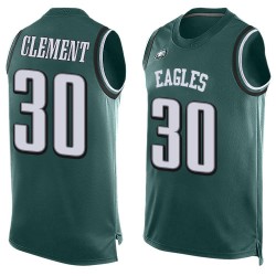 Limited Men's Corey Clement Midnight Green Jersey - #30 Football Philadelphia Eagles Player Name & Number Tank Top
