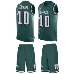 Limited Men's DeSean Jackson Midnight Green Jersey - #10 Football Philadelphia Eagles Tank Top Suit