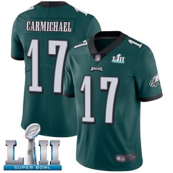 Limited Men's Harold Carmichael Midnight Green Home Jersey - #17 Football Philadelphia Eagles Super Bowl LII Vapor Untouchable