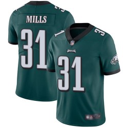 Limited Men's Jalen Mills Midnight Green Home Jersey - #31 Football Philadelphia Eagles Vapor Untouchable