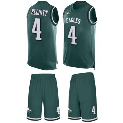 Limited Men's Jake Elliott Midnight Green Jersey - #4 Football Philadelphia Eagles Tank Top Suit