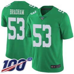 Limited Men's Nigel Bradham Green Jersey - #53 Football Philadelphia Eagles 100th Season Rush Vapor Untouchable