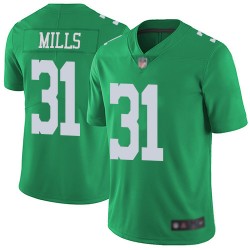 Limited Men's Jalen Mills Green Jersey - #31 Football Philadelphia Eagles Rush Vapor Untouchable