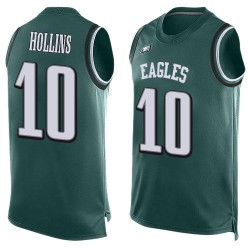 Limited Men's Mack Hollins Midnight Green Jersey - #10 Football Philadelphia Eagles Player Name & Number Tank Top