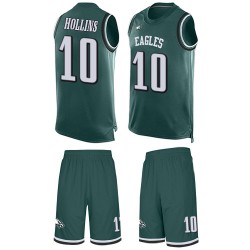Limited Men's Mack Hollins Midnight Green Jersey - #10 Football Philadelphia Eagles Tank Top Suit