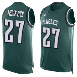 Limited Men's Malcolm Jenkins Midnight Green Jersey - #27 Football Philadelphia Eagles Player Name & Number Tank Top