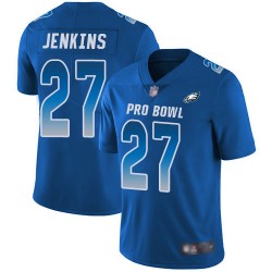 Limited Men's Malcolm Jenkins Royal Blue Jersey - #27 Football Philadelphia Eagles NFC 2019 Pro Bowl