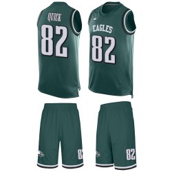 Limited Men's Mike Quick Midnight Green Jersey - #82 Football Philadelphia Eagles Tank Top Suit