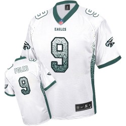 Limited Men's Nick Foles White Jersey - #9 Football Philadelphia Eagles Drift Fashion