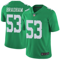 Limited Men's Nigel Bradham Green Jersey - #53 Football Philadelphia Eagles Rush Vapor Untouchable