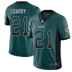 Limited Men's Ronald Darby Green Jersey - #21 Football Philadelphia Eagles Rush Drift Fashion