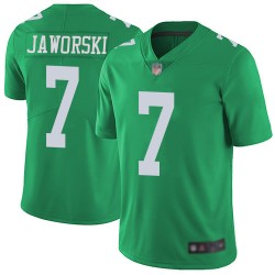 Limited Men's Ron Jaworski Green Jersey - #7 Football Philadelphia Eagles Rush Vapor Untouchable