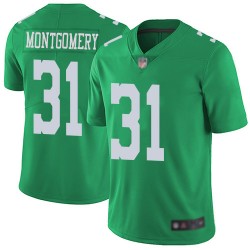 Limited Men's Wilbert Montgomery Green Jersey - #31 Football Philadelphia Eagles Rush Vapor Untouchable