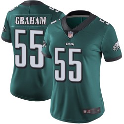 Limited Women's Brandon Graham Midnight Green Home Jersey - #55 Football Philadelphia Eagles Vapor Untouchable