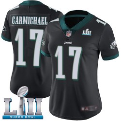 Limited Women's Harold Carmichael Black Alternate Jersey - #17 Football Philadelphia Eagles Super Bowl LII Vapor Untouchable