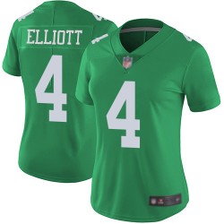 Limited Women's Jake Elliott Green Jersey - #4 Football Philadelphia Eagles Rush Vapor Untouchable