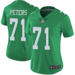 Limited Women's Jason Peters Green Jersey - #71 Football Philadelphia Eagles Rush Vapor Untouchable