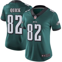 Limited Women's Mike Quick Midnight Green Home Jersey - #82 Football Philadelphia Eagles Vapor Untouchable
