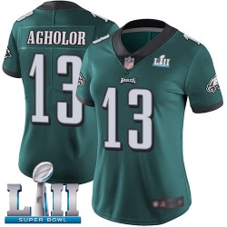 Limited Women's Nelson Agholor Midnight Green Home Jersey - #13 Football Philadelphia Eagles Super Bowl LII Vapor Untouchable